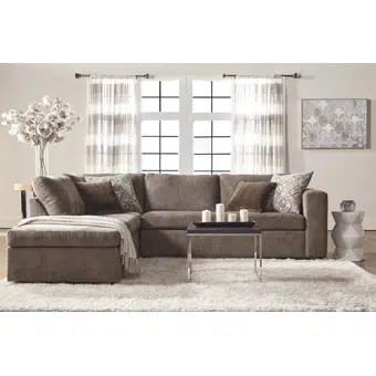 Luxe 107" Wide Right Hand Facing Sofa & Chaise | Wayfair North America