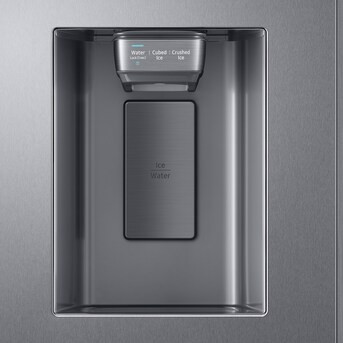 Samsung 27.4-cu ft Side-by-Side Refrigerator with Ice Maker (Fingerprint Resistant Stainless Stee... | Lowe's