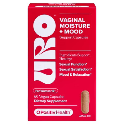 O Positiv URO Vaginal Moisture + Mood to Support Vaginal Dryness, Intimacy, and Sexual Function Dietary Supplement - 60ct | Target