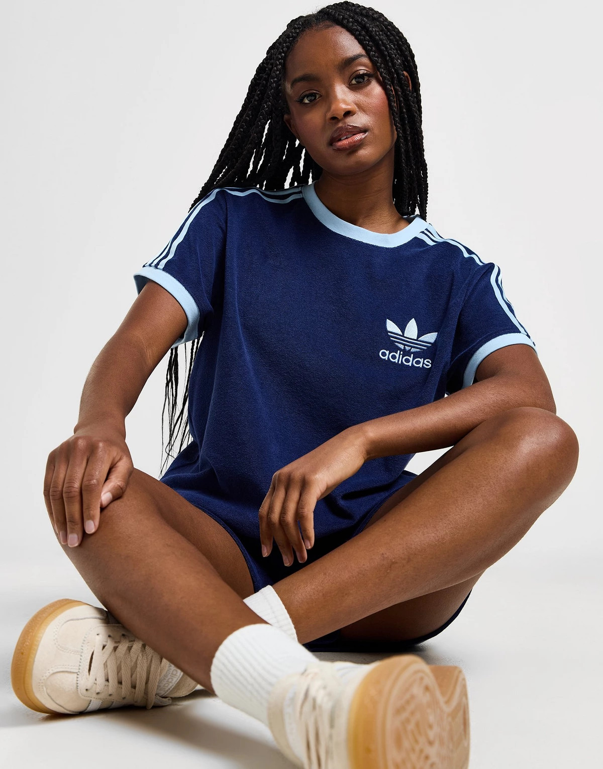 adidas Originals 3-Stripes Towelling T-Shirt | JD Sports (UK)