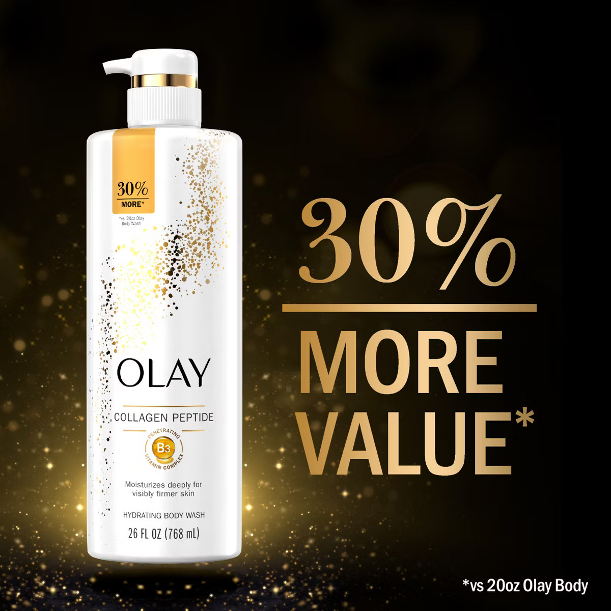Olay Cleansing & Firming Body Wash with Vitamin B3 and Collagen - Scented - 26 fl oz | Target