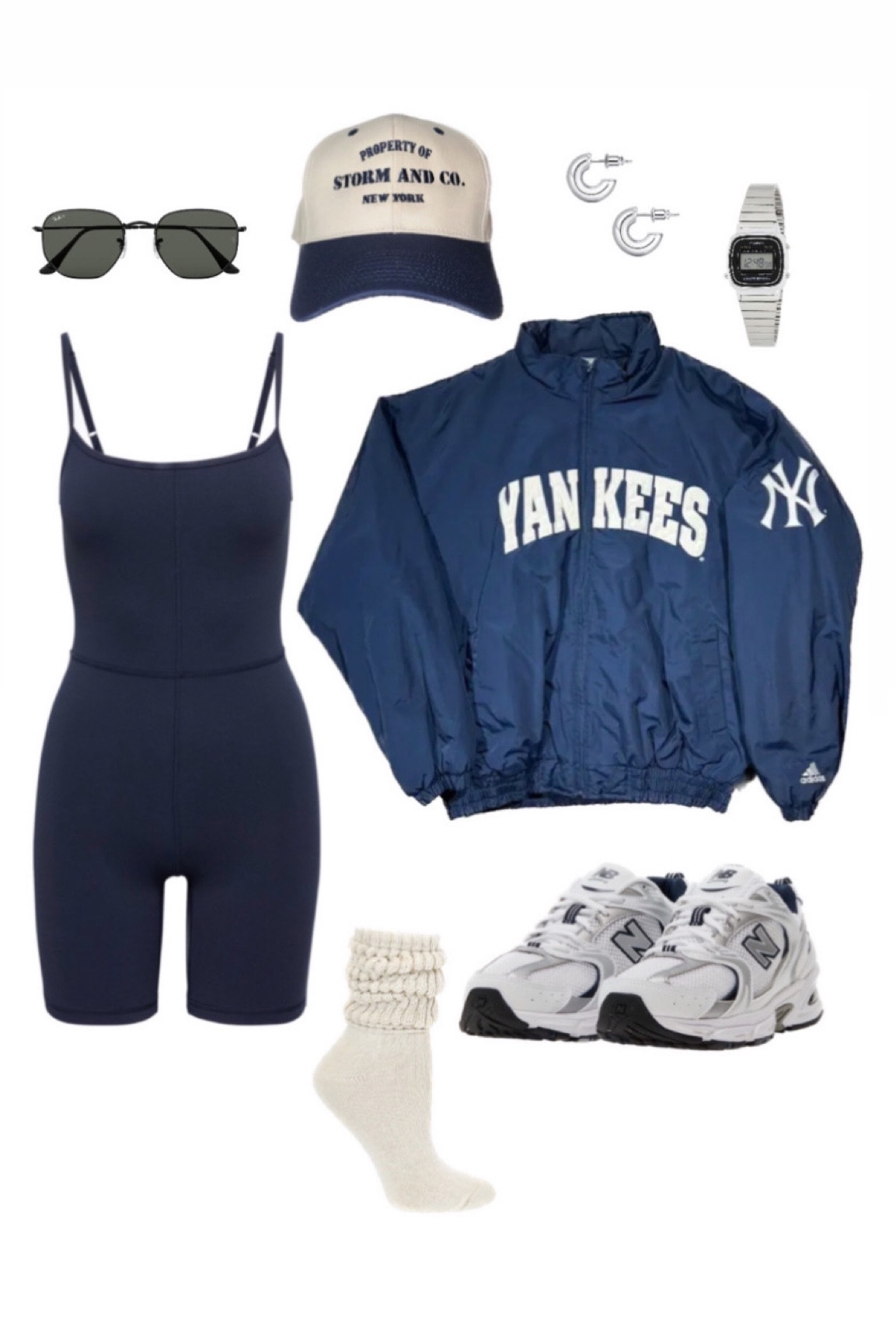 Yankees game day outfit 
Hat - Storm & Co 

#LTKfit #LTKFind