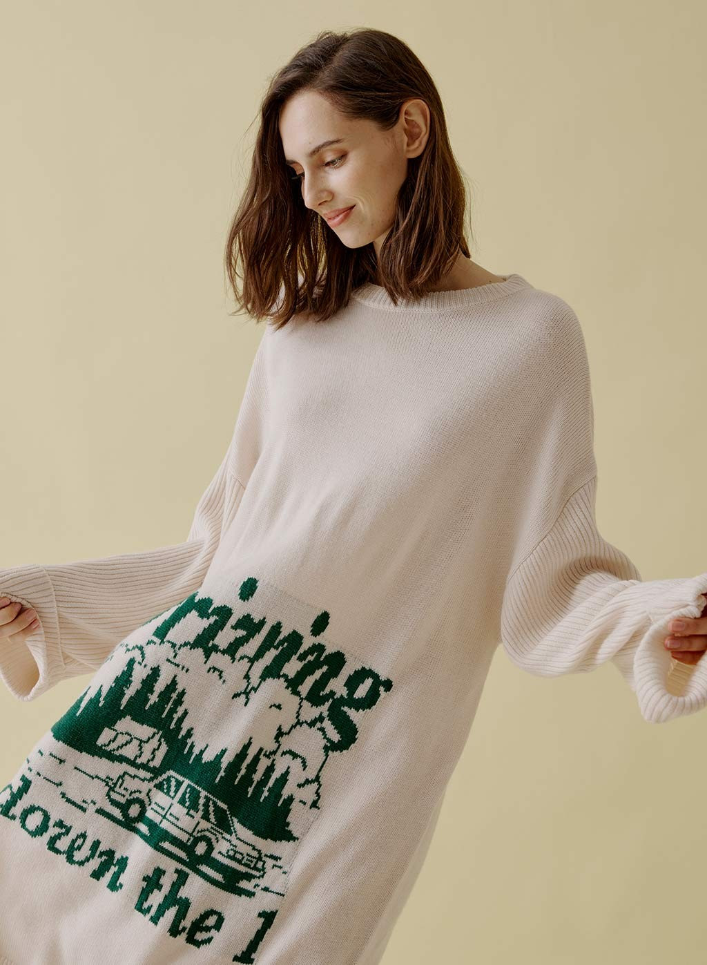 Driving Jacquard Knit Dress | NAP Loungewear