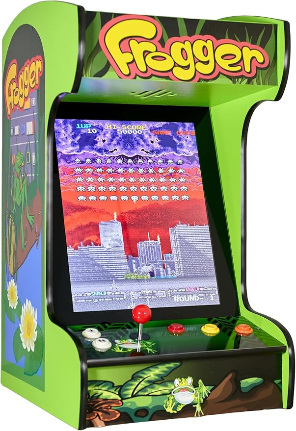 Doc and Pies Arcade Factory Classic Home Arcade Machine - Tabletop and Bartop - 412 Retro Games -... | Amazon (US)