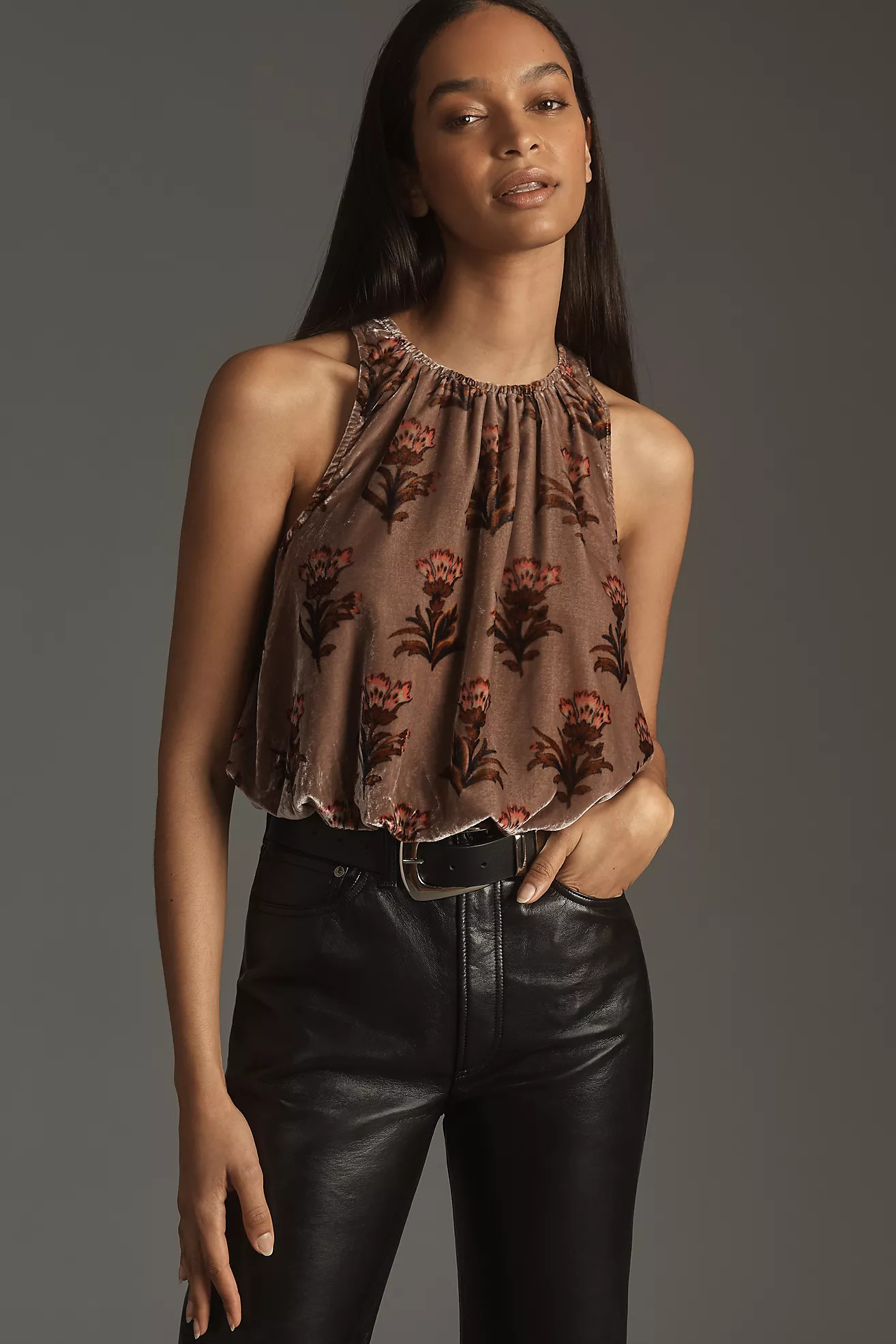 By Anthropologie Velvet Bubble Tank | Anthropologie (US)
