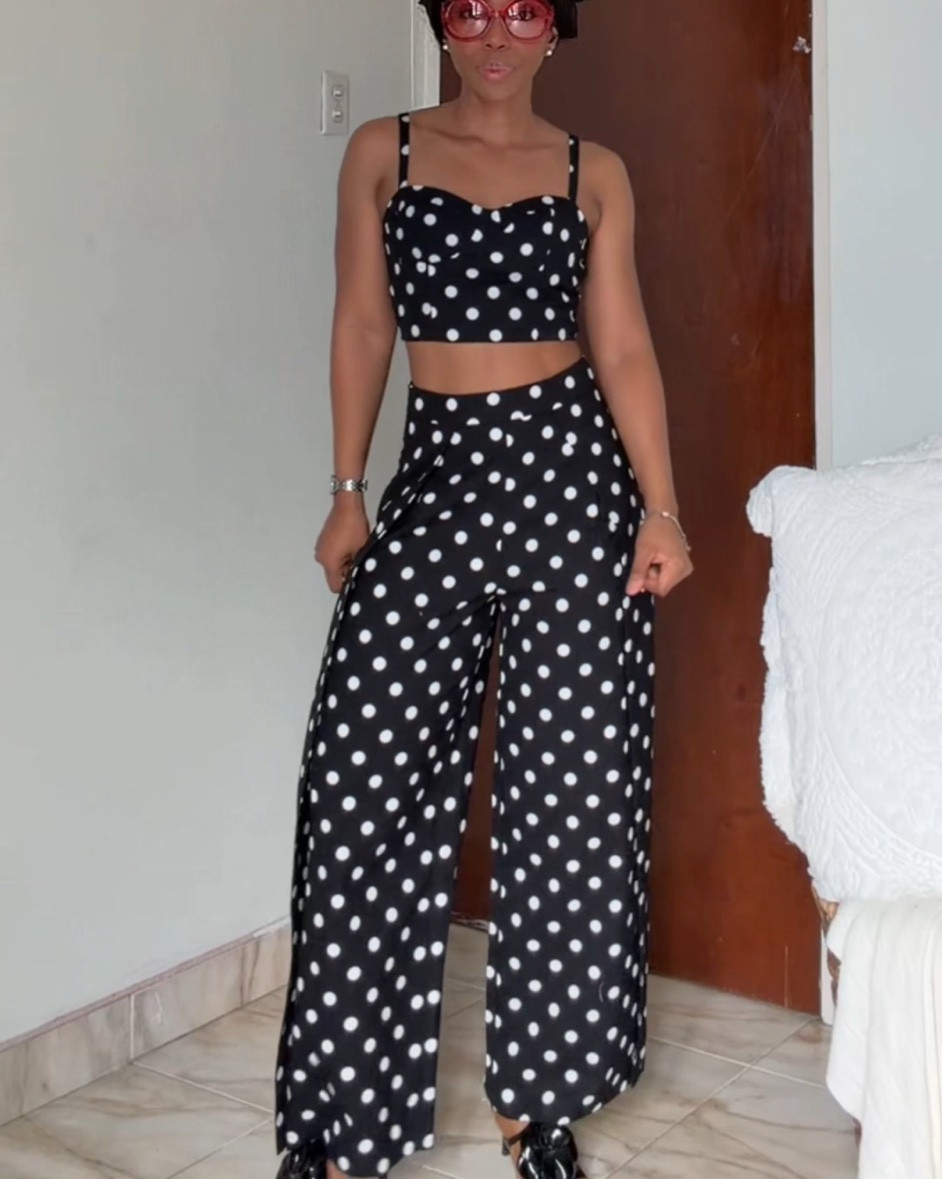 Use code: DSJCOX_12 for 12% off at checkout. And when I tell you my summer outfits are gonna be all about matching sets, I’m not joking. Obsessed with this polkadot trouser and crop top combo from @Commense

#LTKootd #LTKgrwm #LTKWorkwear