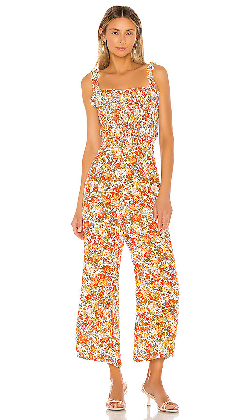 FAITHFULL THE BRAND Bernard Jumpsuit in Orange. - size L (also in M,S,XS) | Revolve Clothing (Global)