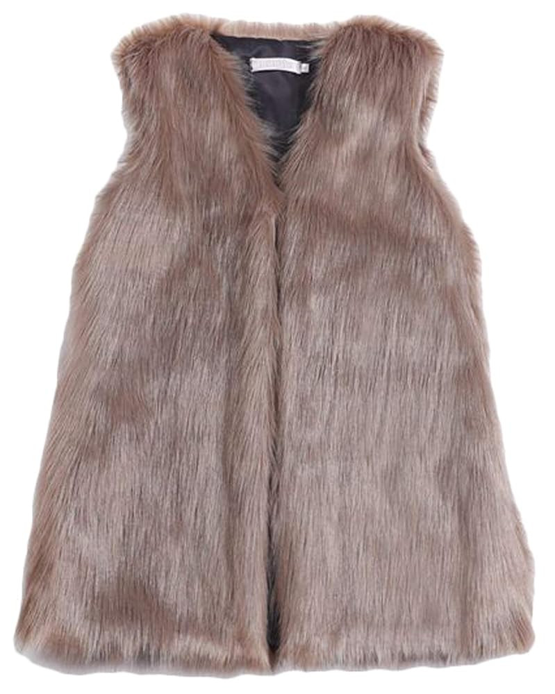 Youhan Women's Faux Fur Vest Coat Sleeveless Jacket, Fall Fashion, Fall Amazon Fashion, Fall Style | Amazon (US)