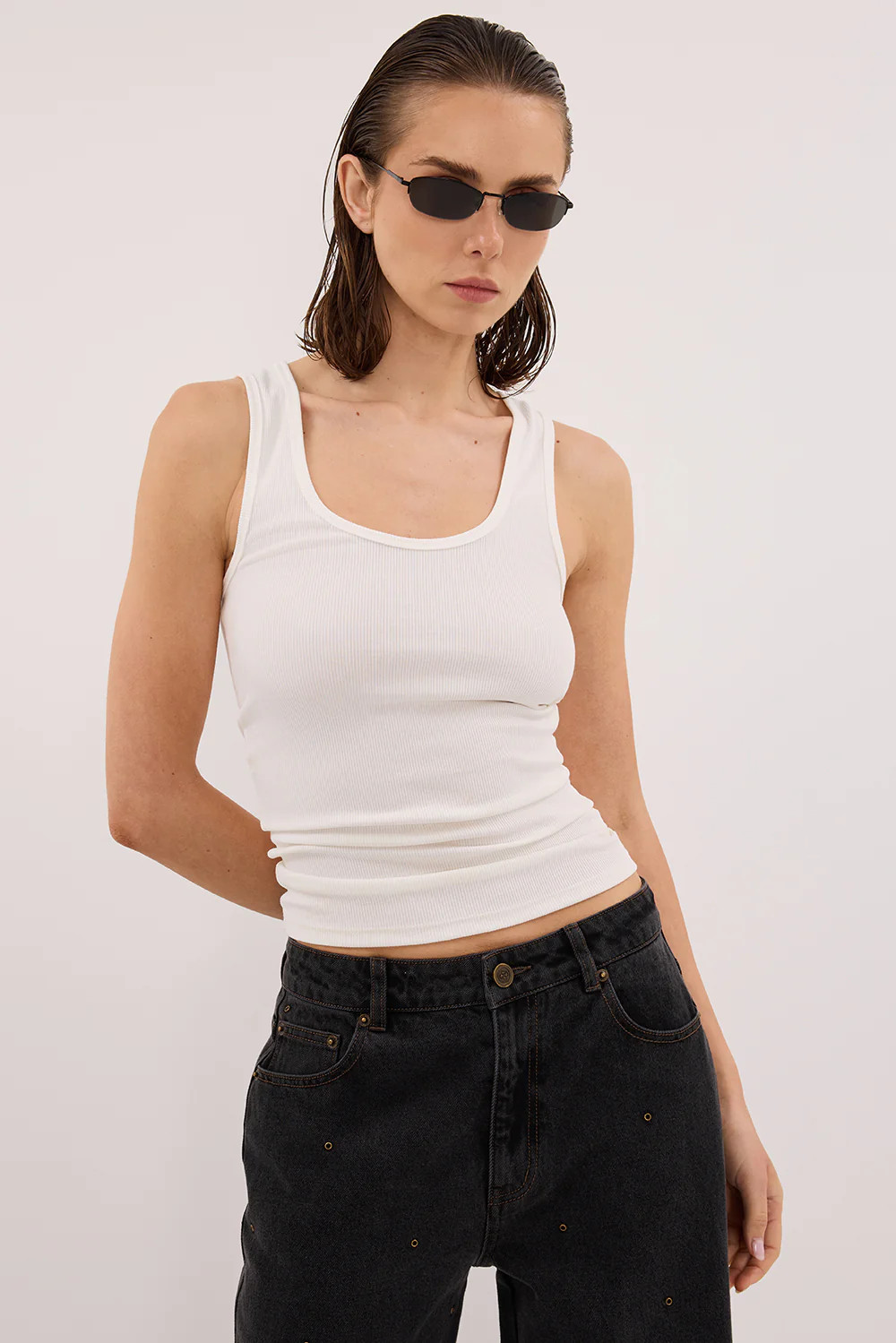 THEO 2.0 OFF WHITE TANK | DISSH