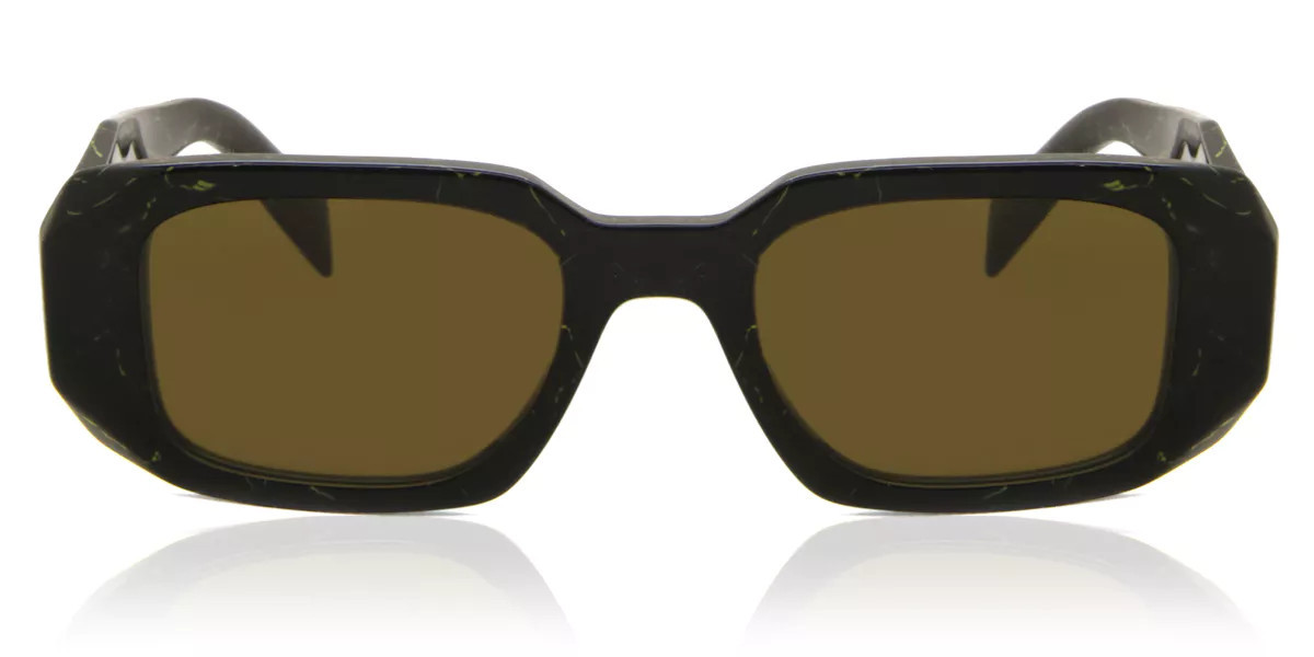 Prada PR 17WS Asian Fit 19D01T Women’s Sunglasses Black Size 49 | SmartBuyGlasses Global