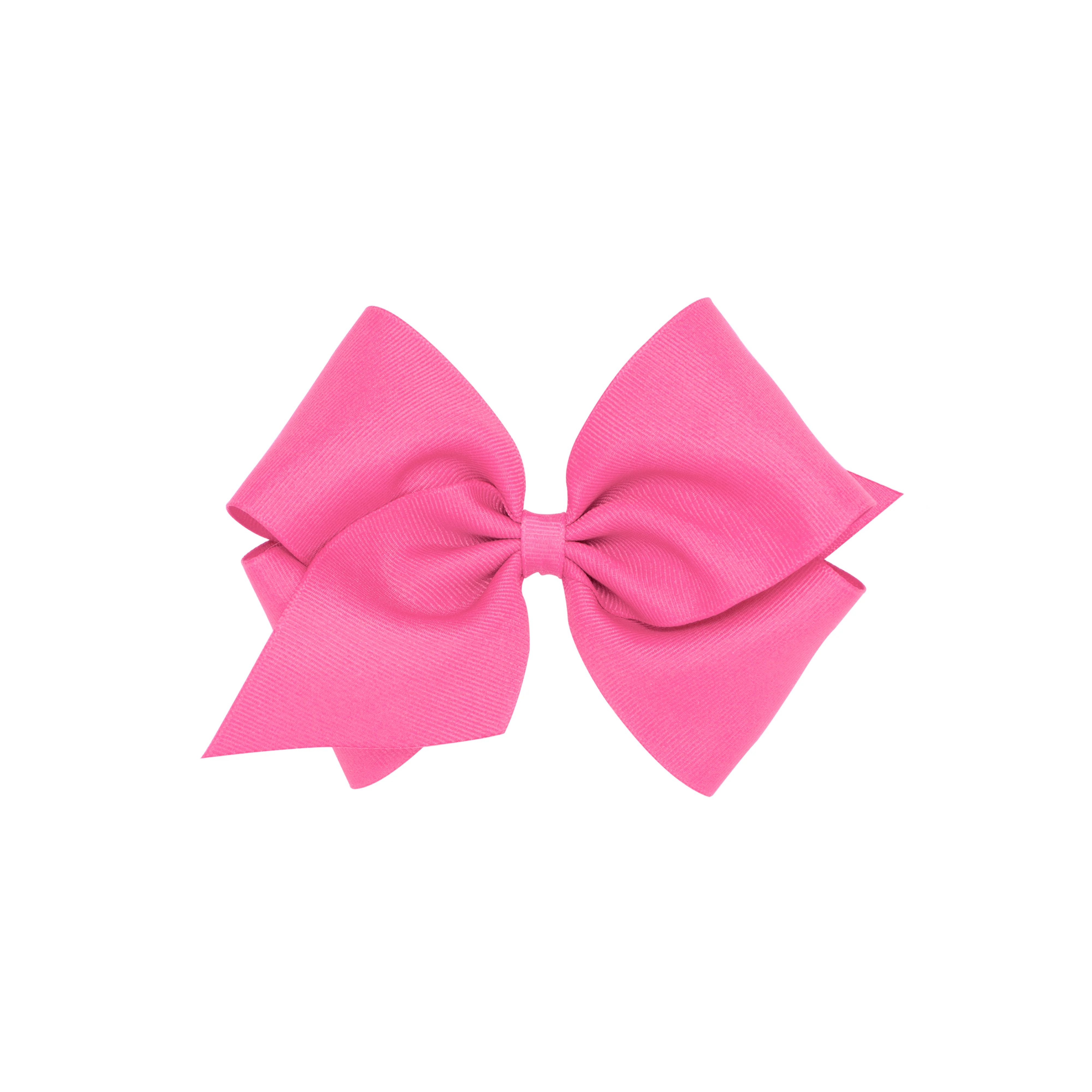 Wee Ones Hair Bow - Hamptons Hot Pink | The Beaufort Bonnet Company