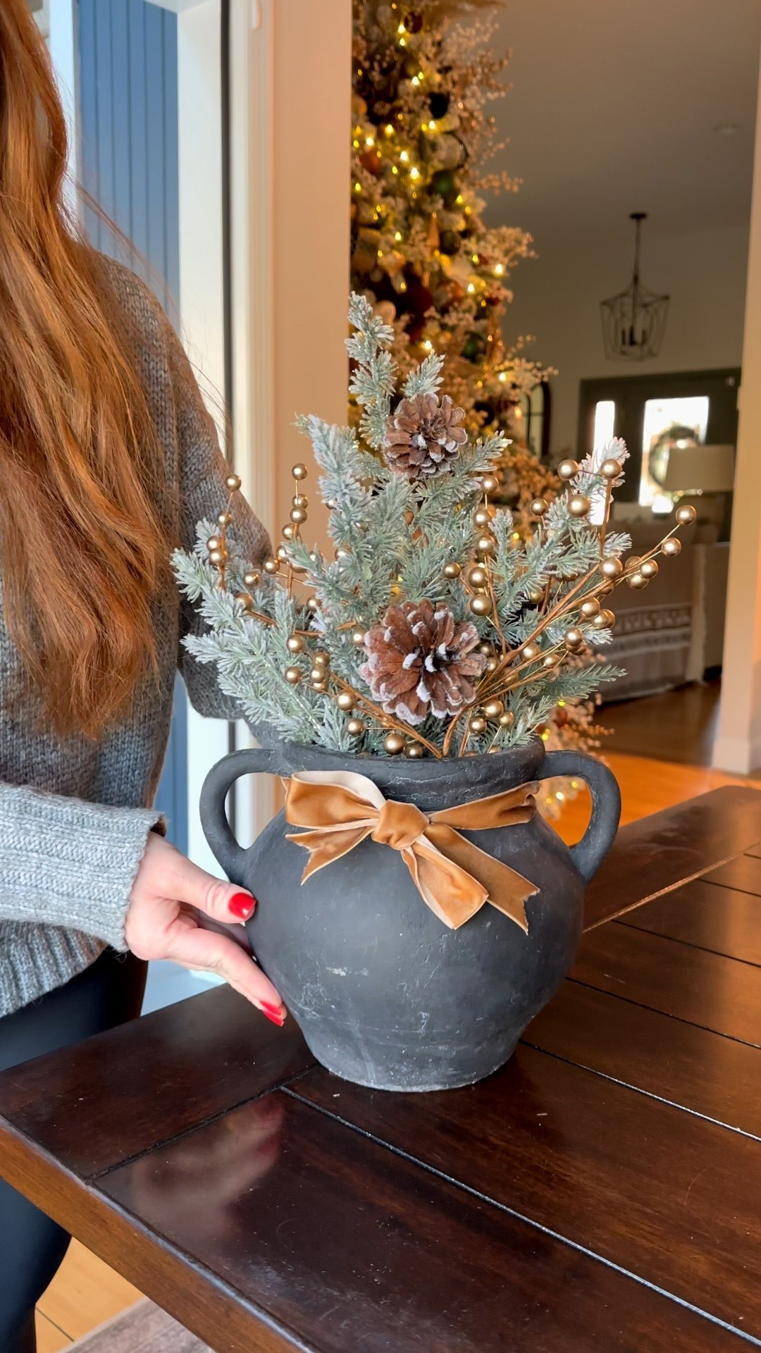 Cute faux floral arrangement for the holidays 

#LTKHoliday #LTKCyberWeek #LTKGiftGuide