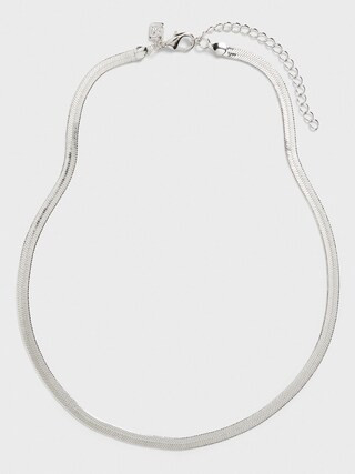 Flat Herringbone Necklace | Banana Republic Factory