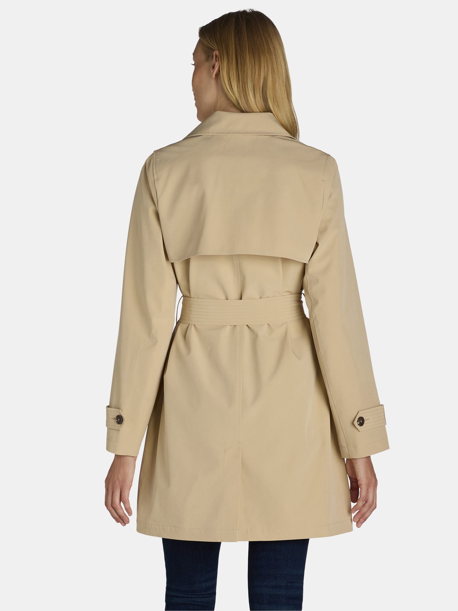 Time and Tru Women's and Women's Plus Trench Coat, Sizes XS-3X | Walmart (US)