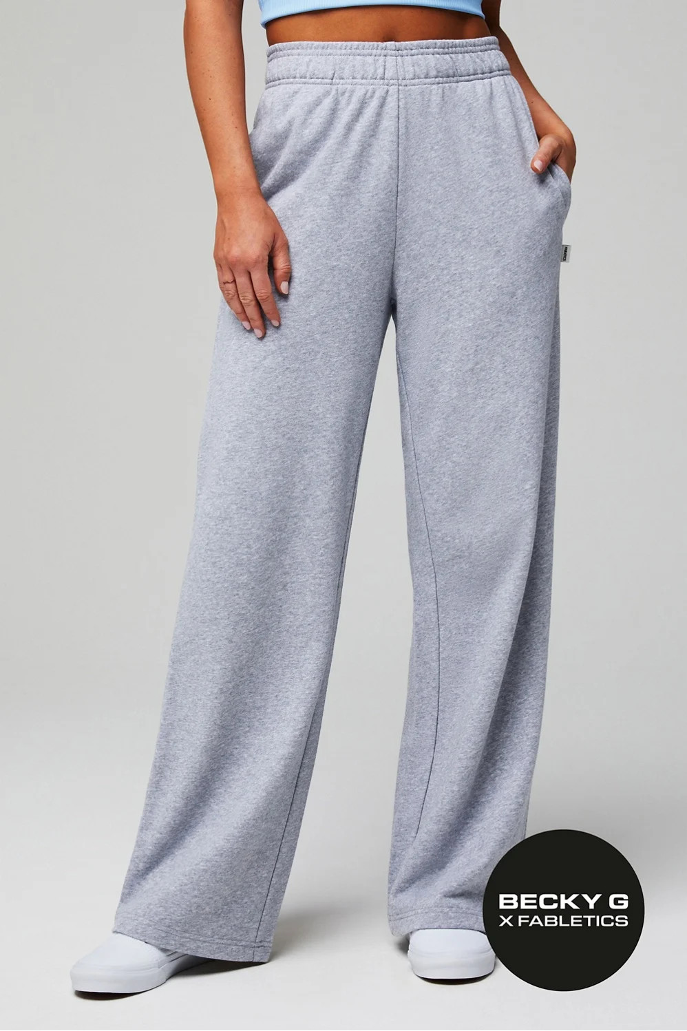 Year Round Terry Wide Leg Sweatpant | Fabletics