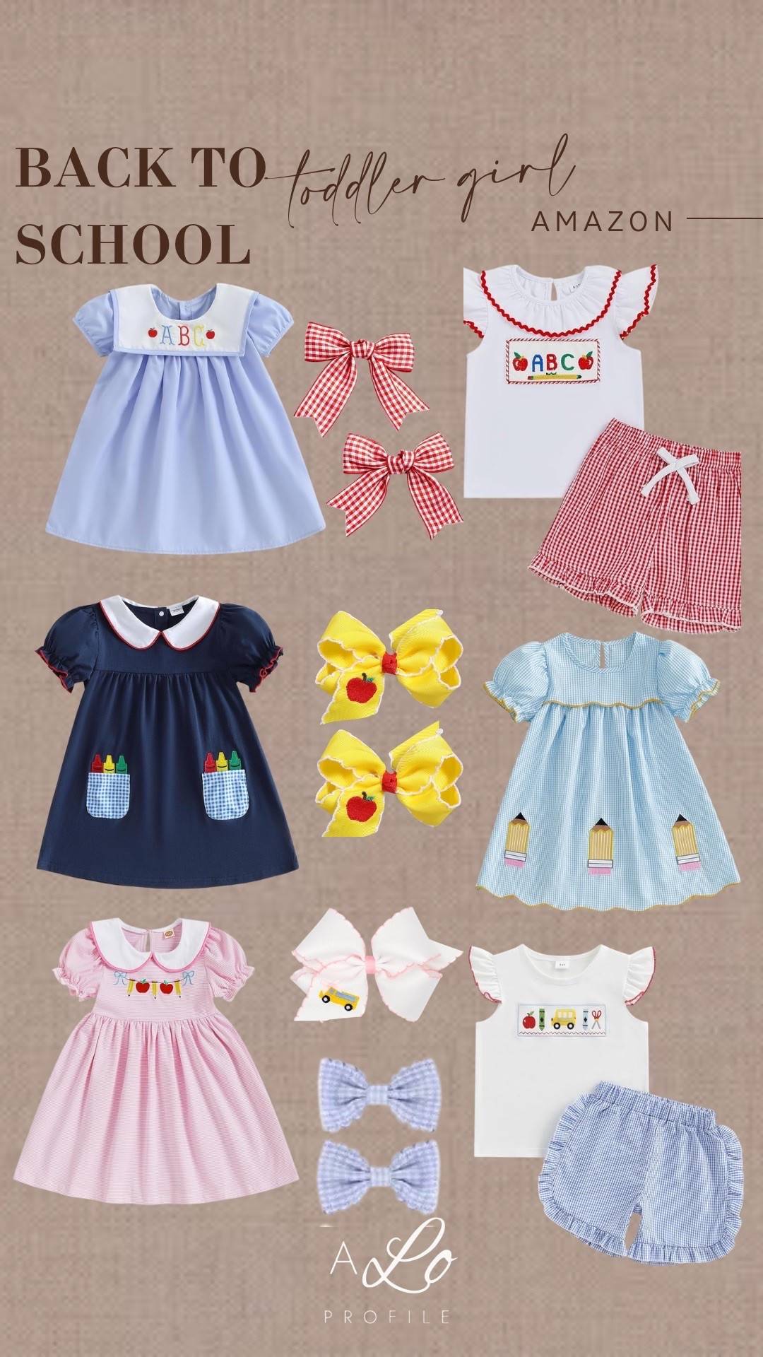 Back to School: Toddler Girls Outfits via Amazon 🤍