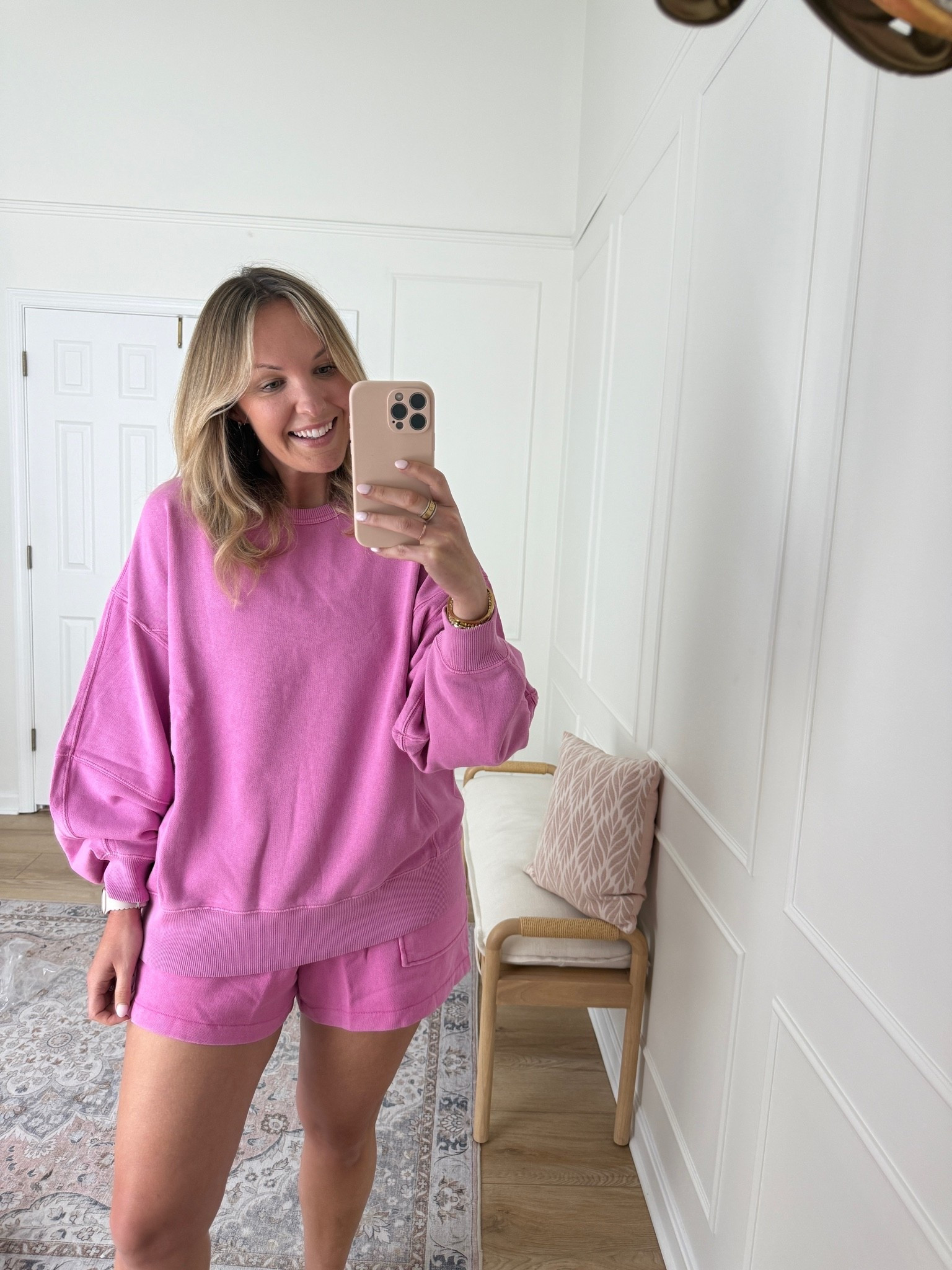 Cute comfy set! I’m a medium sweatshirt and a large in shorts

#LTKSeasonal #LTKootd #LTKMidsize