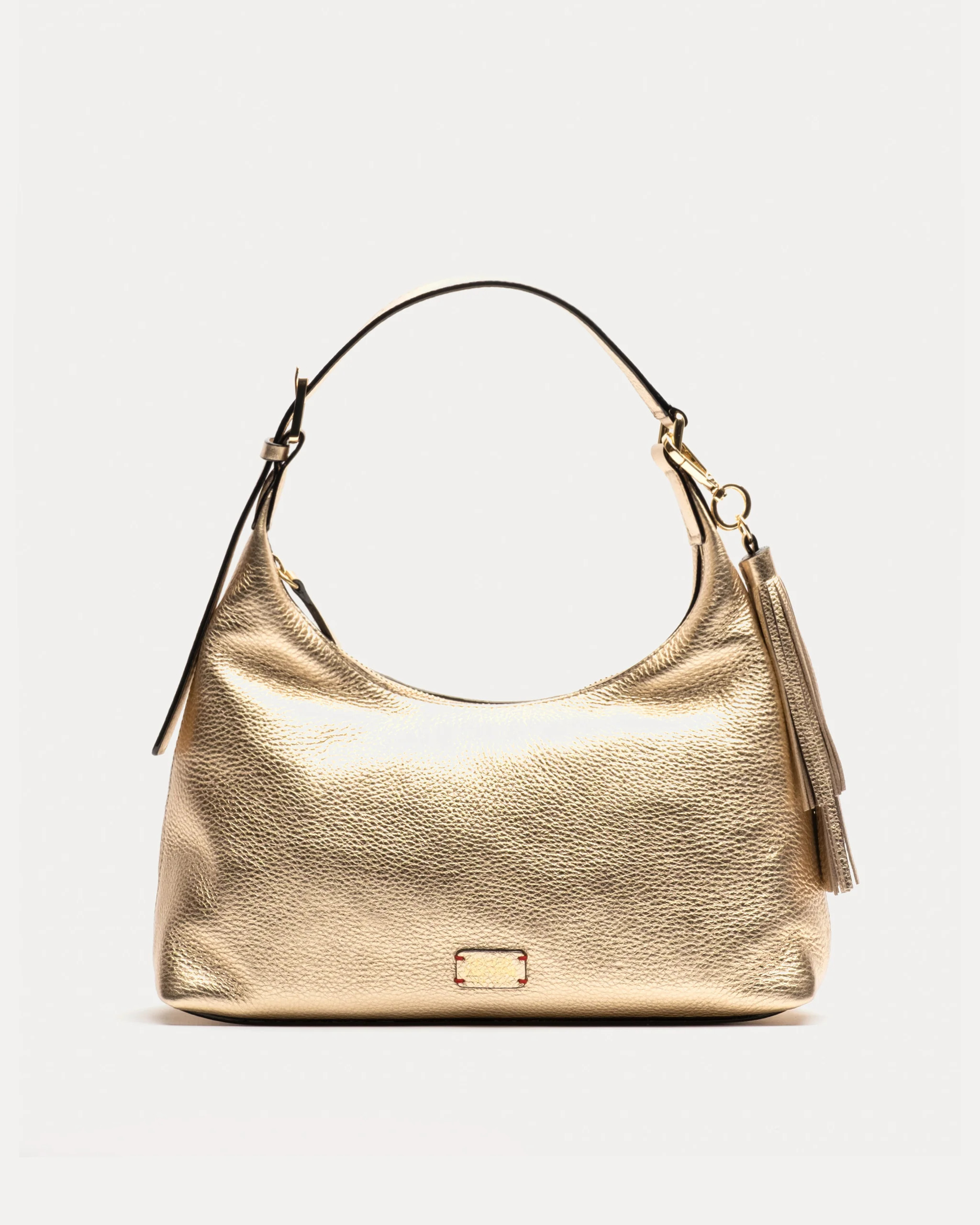 Iron Hobo Tumbled Leather Platino | Frances Valentine