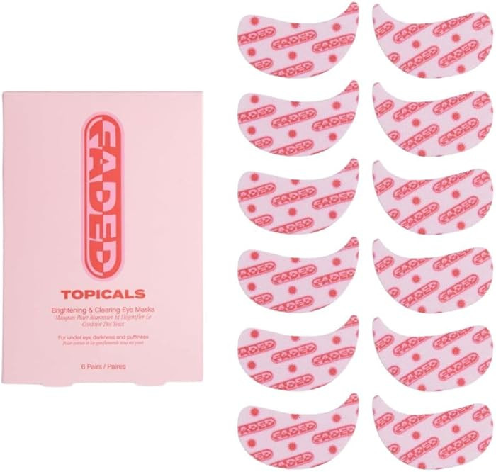 Amazon.com: Topicals Faded Brightening Under Eye Masks | Patches to Depuff, Hydrate, Brighten and... | Amazon (US)