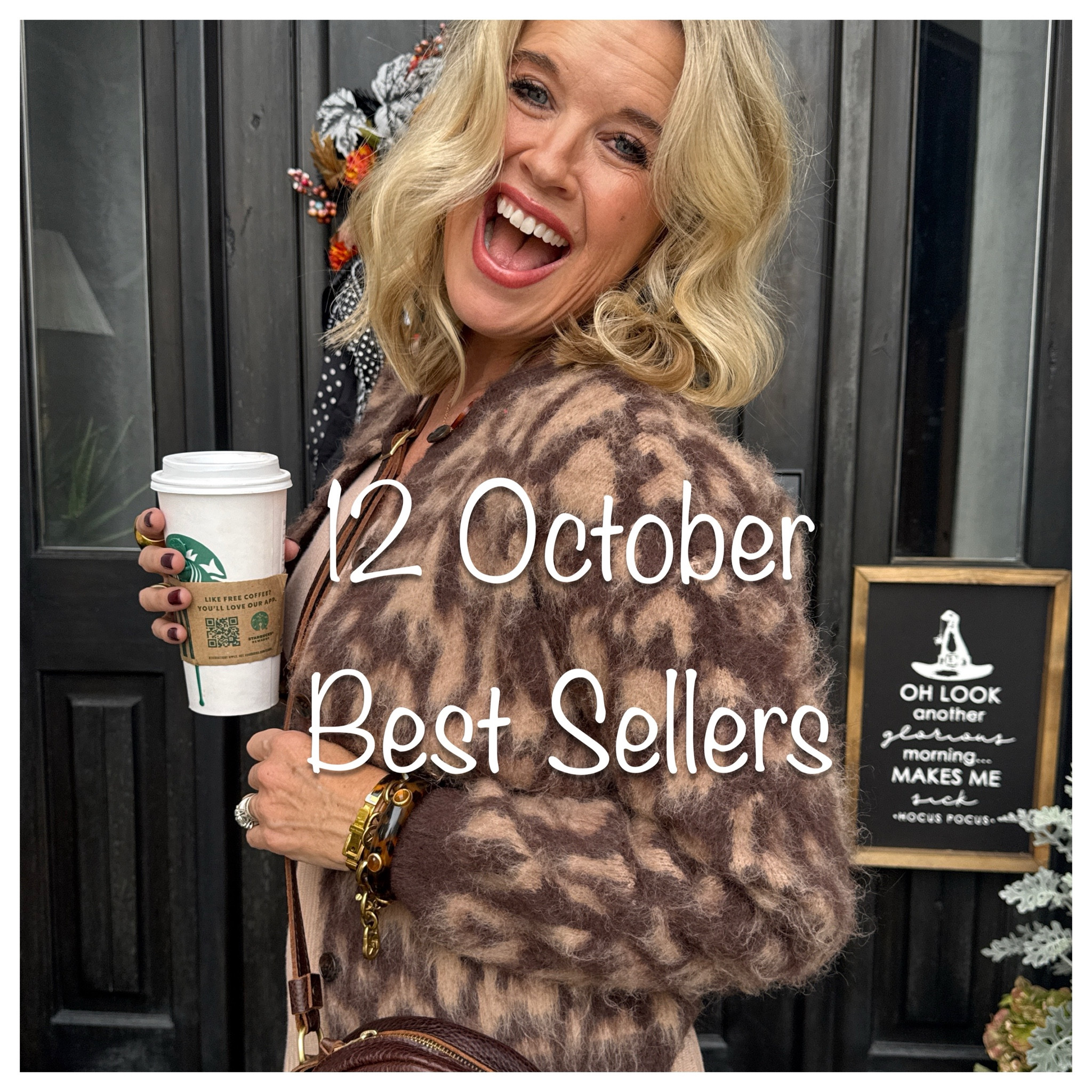 12 Best Seller’s from October!

Items YoU loved & shopped

Leopard , fuzzy and soft cardigan fits tts in a med

Suede & stud Mary Jane’s  , comfy and so cute. Fit tts

Trousers that fit well, hang really nice and look great with a tee, sweater and dresses up for work. I sized up 1 size. High waisted 

Horse sweater, soft and cute alone or layered. Fits tts in a med 

Handmade horse bit necklace. Comes in silver or gold and I can’t tell you how many compliments you’ll get! Big conversation piece.

The cutest plaid barn jacket with suede collar fits tts 

Mother denim jeans! These fit so do good and look amazing on! Very flattering wide leg denim. Tts ii wear the 27 

Leopard tennis shoes, comfy and so cute! Tts dresses up  and adds a pop to any simple outfit

Horse cardigan sweater, on sale with code NEW25 fits tts I 

The cutest chocolate brown suede bag, you’ll use all fall season

Tweed wide leg crop trousers, perfect for work yet, cute for everyday with a sweater and flats fits tts I wear the 4

Notch collar blazer, knit and comes in several colors. (I own it in almost all) I wear the med tts
Save 10% with code DARCY10

#LTKSaleAlert #LTKStyleTip #LTKOver40