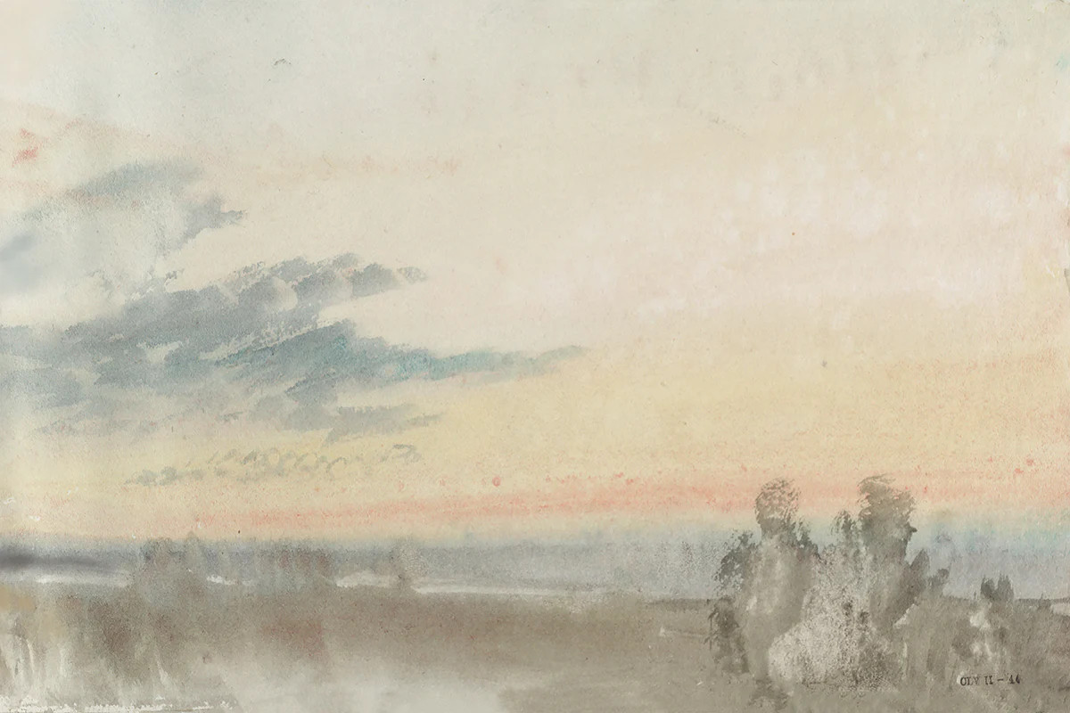 TURNER BEACH II-Vintage Landscape Large Wall Art by JMW Turner | Juniper Print Shop