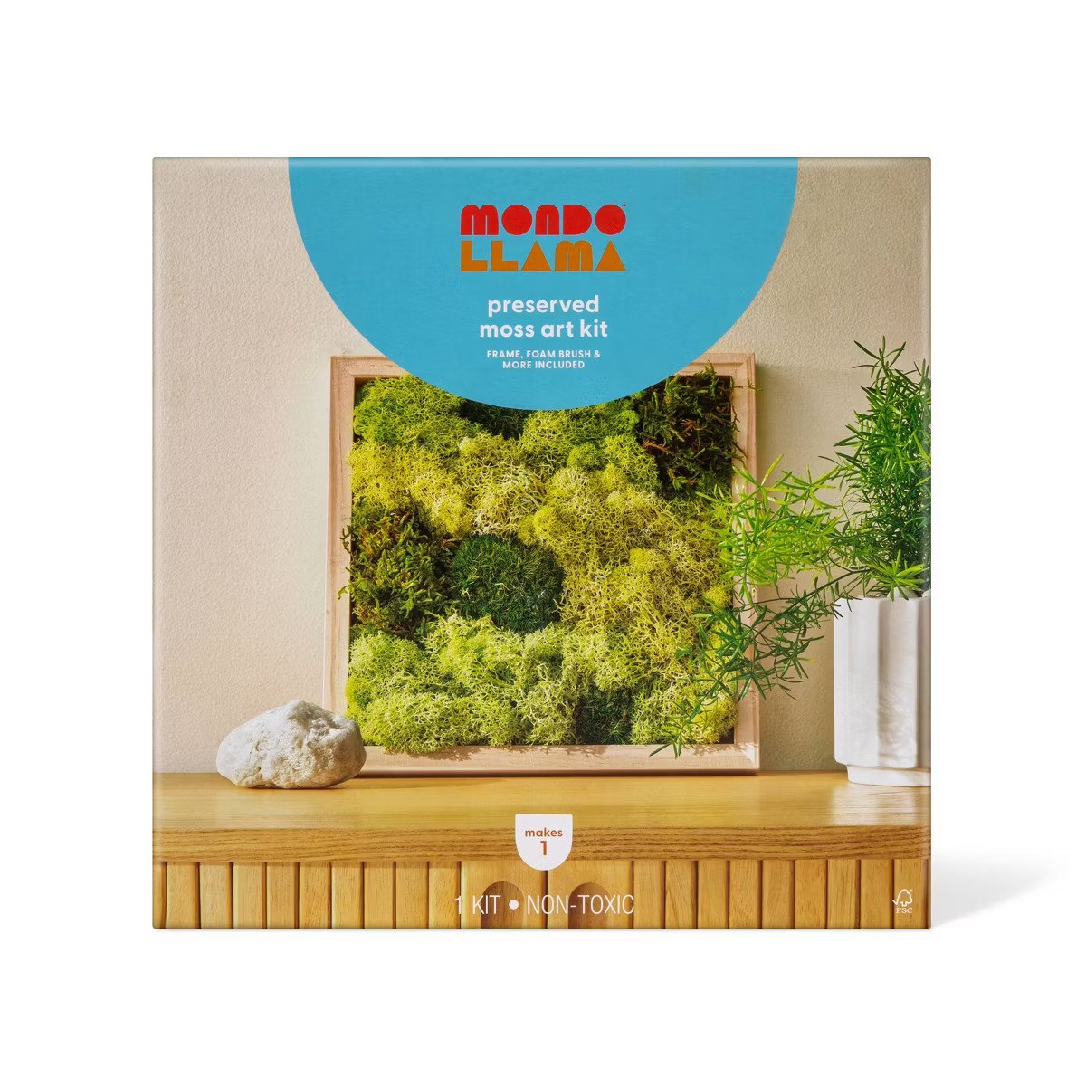 Preserved Moss Art Wood Craft Kit - Mondo Llama™ | Target