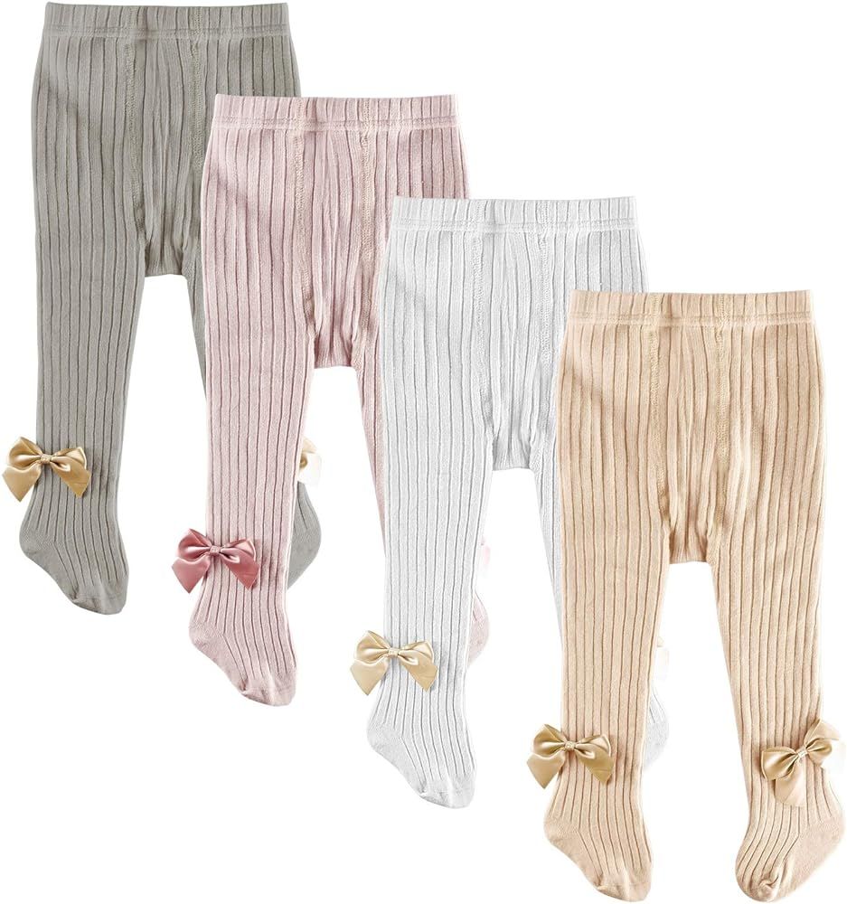 slaixiu Cotton Baby Girl Tights Cable Knit Seamless Toddler Leggings Pants Stockings | Amazon (US)
