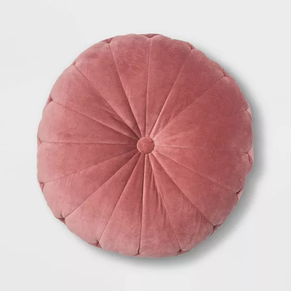 24" Oversize Velvet Round Floor Pillow - Opalhouse™ | Target