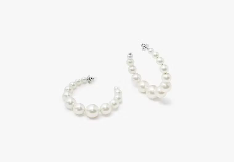 Pearls Please Hoops | Kate Spade (US)