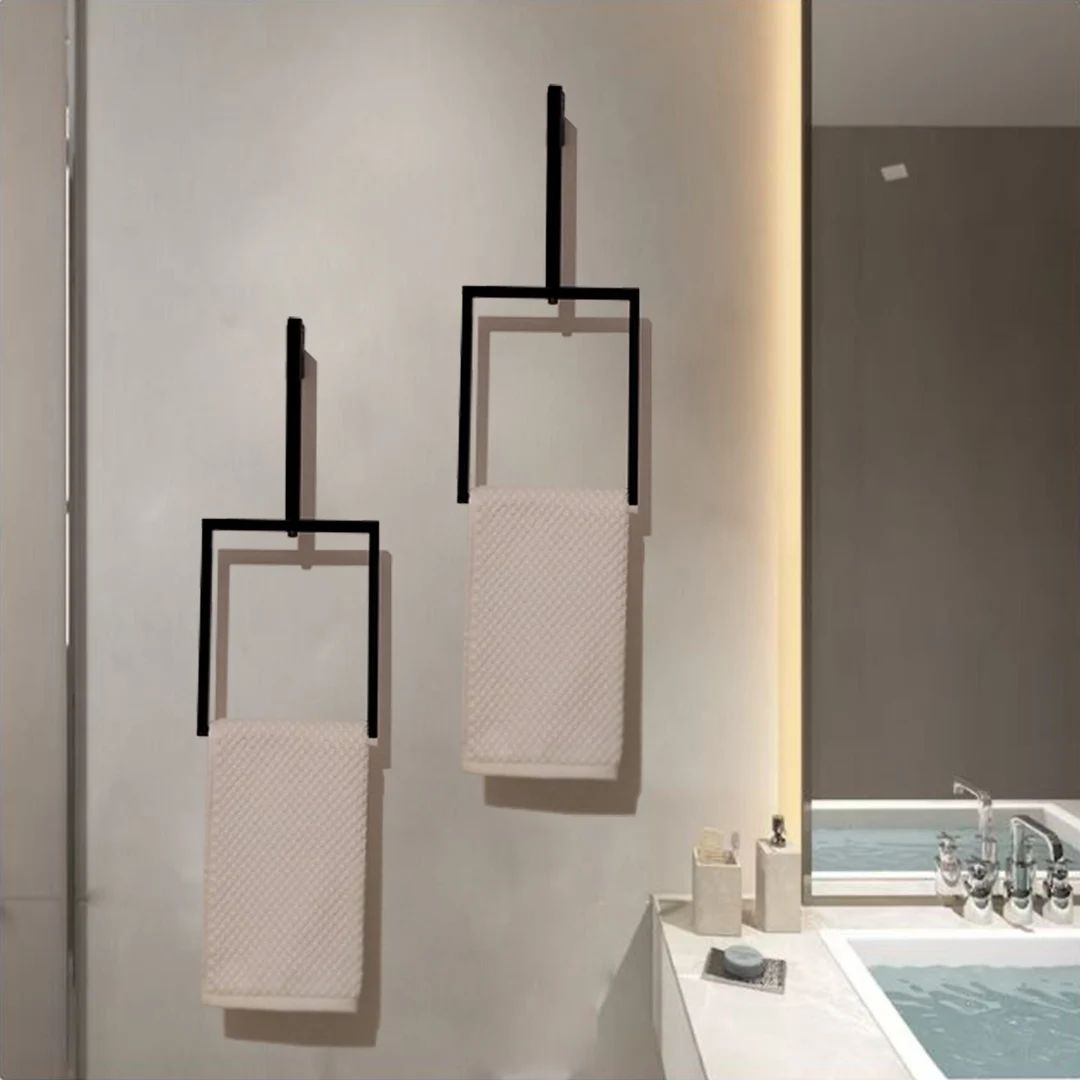 Vertical Towel Rack, Hand Towel Hanger Ring for  Master Bathroom&Kitchen, Housewarming Gift to He... | Etsy (US)