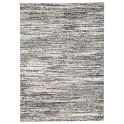 Striped Handwoven Beige/Gray Area Rug | Wayfair North America