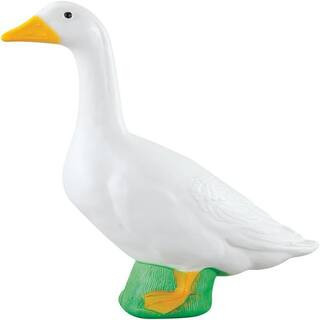 Large White Goose, Plastic Garden Decoration, 23 in. Tall | The Home Depot
