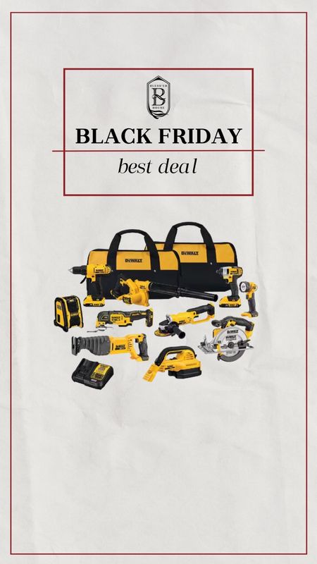 Perfect gift idea for a new home owner or someone who needs new tools! This tool set has almost all of the basics!

Home Depot – tool set – DeWalt – saw – drill – tool bag – air blower – men’s gift – gift idea for him – DAD – husband

#LTKCyberWeek #LTKGiftGuide #LTKmens