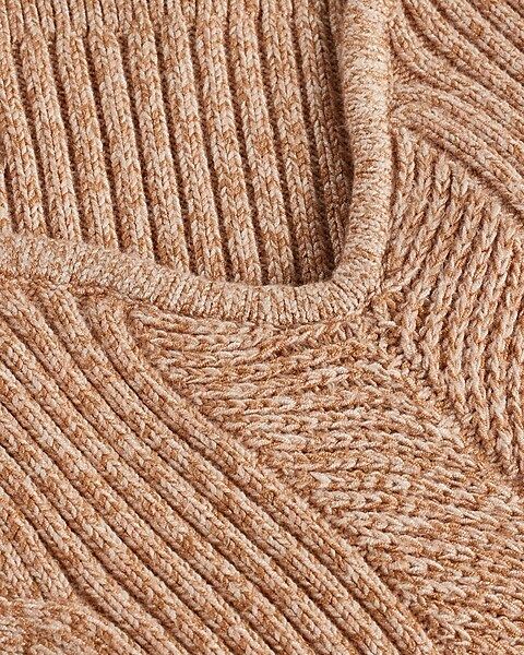 Cable Knit V-Neck Sweater Tank | Express