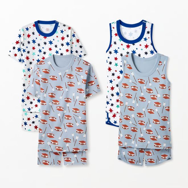 Adult 4th of July Short John Pajamas In Organic Cotton | Hanna Andersson