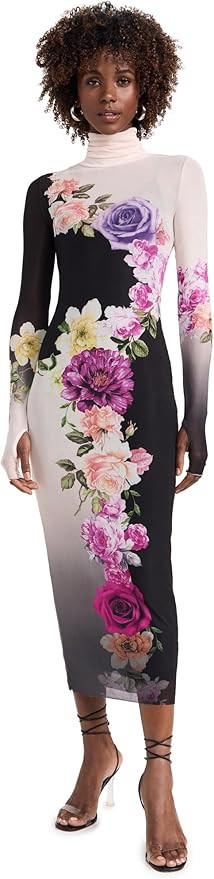 AFRM Women's Shailene Turtleneck Long Sleeve Midi Dress | Amazon (US)