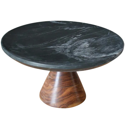 Chapin Cake Stand Mint Pantry Color: Black | Wayfair North America