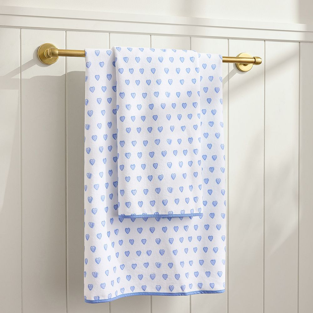 Roller Rabbit Heart Bath Towel | Pottery Barn Teen