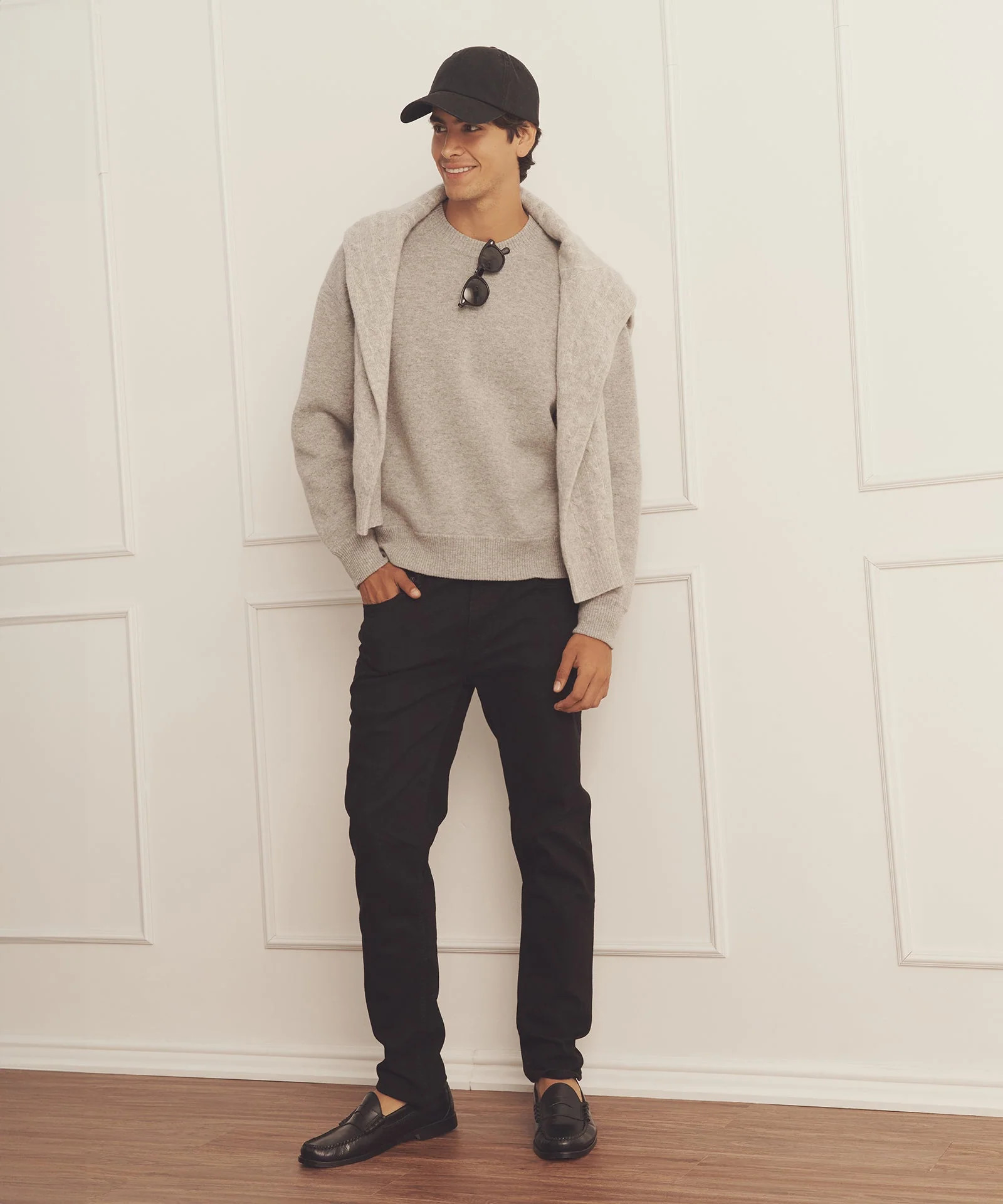 Luxe Cashmere Double Faced Crewneck | NAADAM