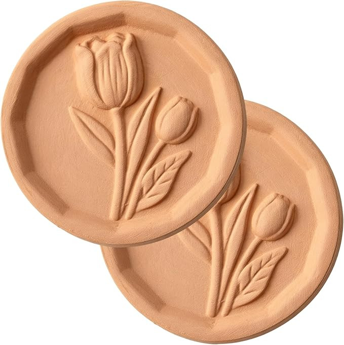 2PCS Terracotta Brown Sugar Saver, Reusable Brown Sugar Keeper Terra Cotta Sugar Softener Contain... | Amazon (US)