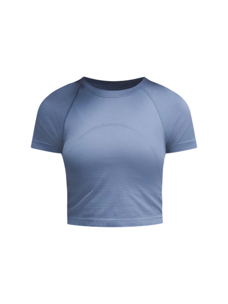 Swiftly Tech Cropped Short-Sleeve Shirt 2.0 | Women's Short Sleeve Shirts & Tee's | lululemon | Lululemon (US)
