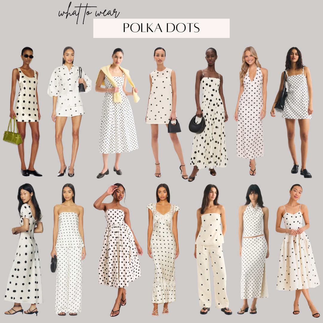 Polka Dots for Spring / Summer 

#LTKgrwm #LTKTravel #LTKootd
