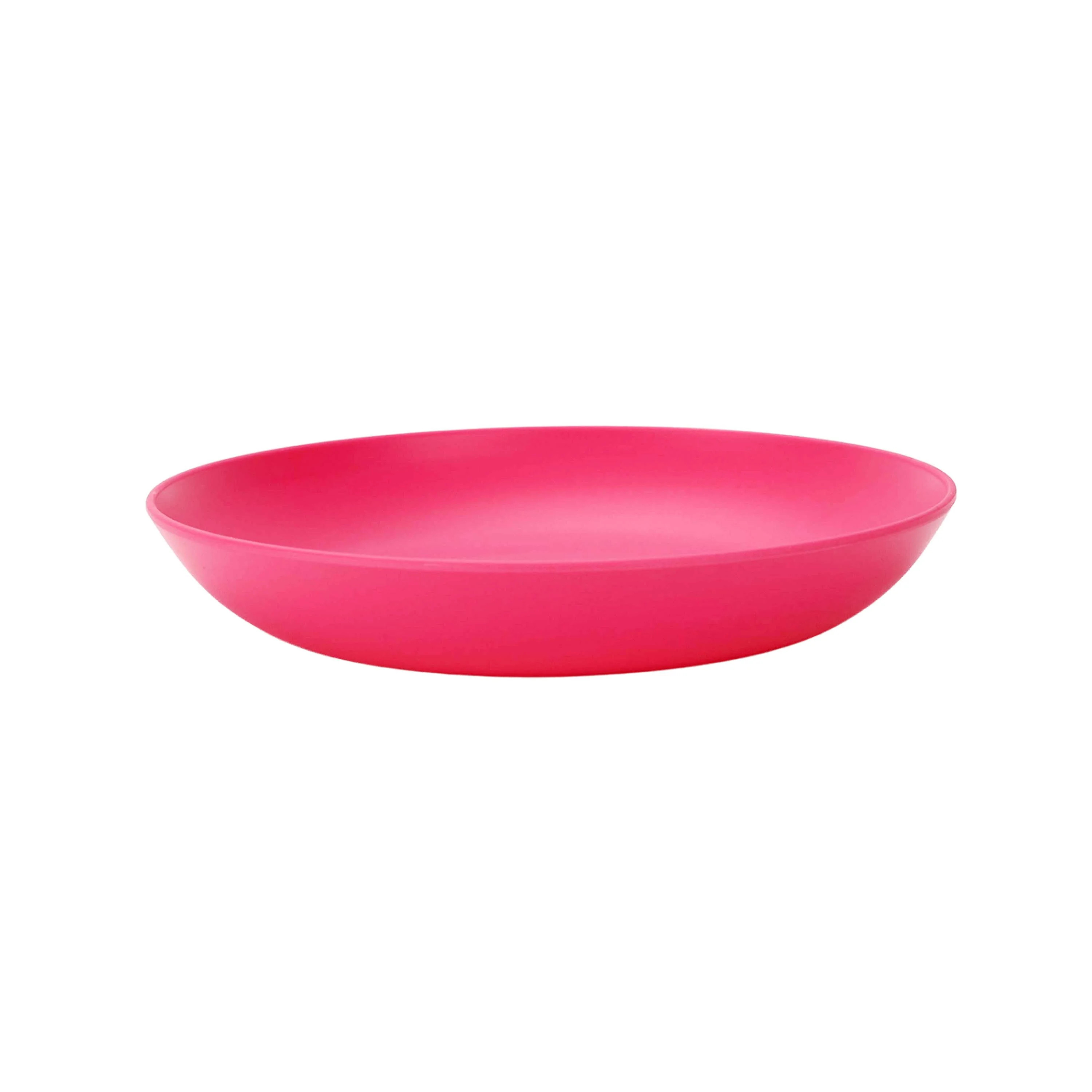 Your Zone Pink Plastic Round Plate, Single Piece | Walmart (US)