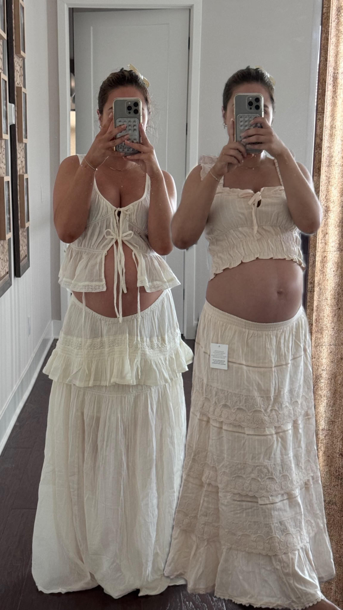 Maternity photos today! Both of these sets are in my pre pregnancy size

#LTKBump #LTKootd #LTKmomlife