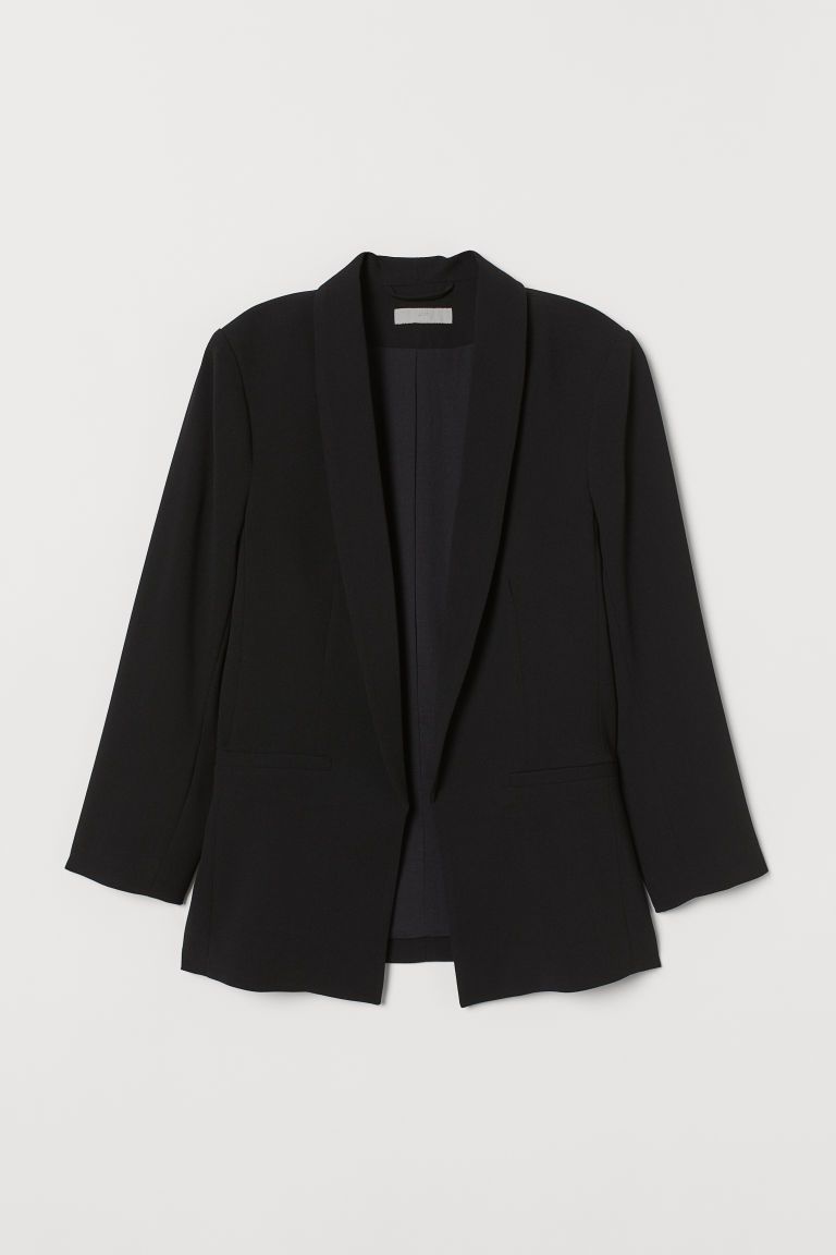 H & M - Straight-cut Jacket - Black | H&M (US + CA)