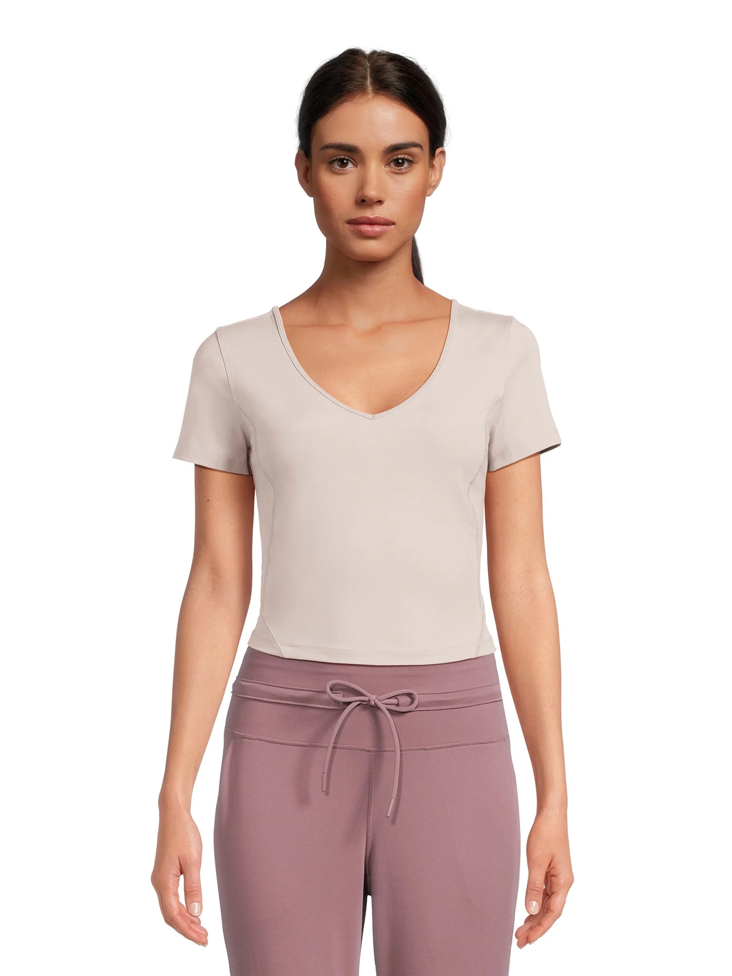 Avia Women's Performance V Neck Short Sleeves T-Shirt | Walmart (US)