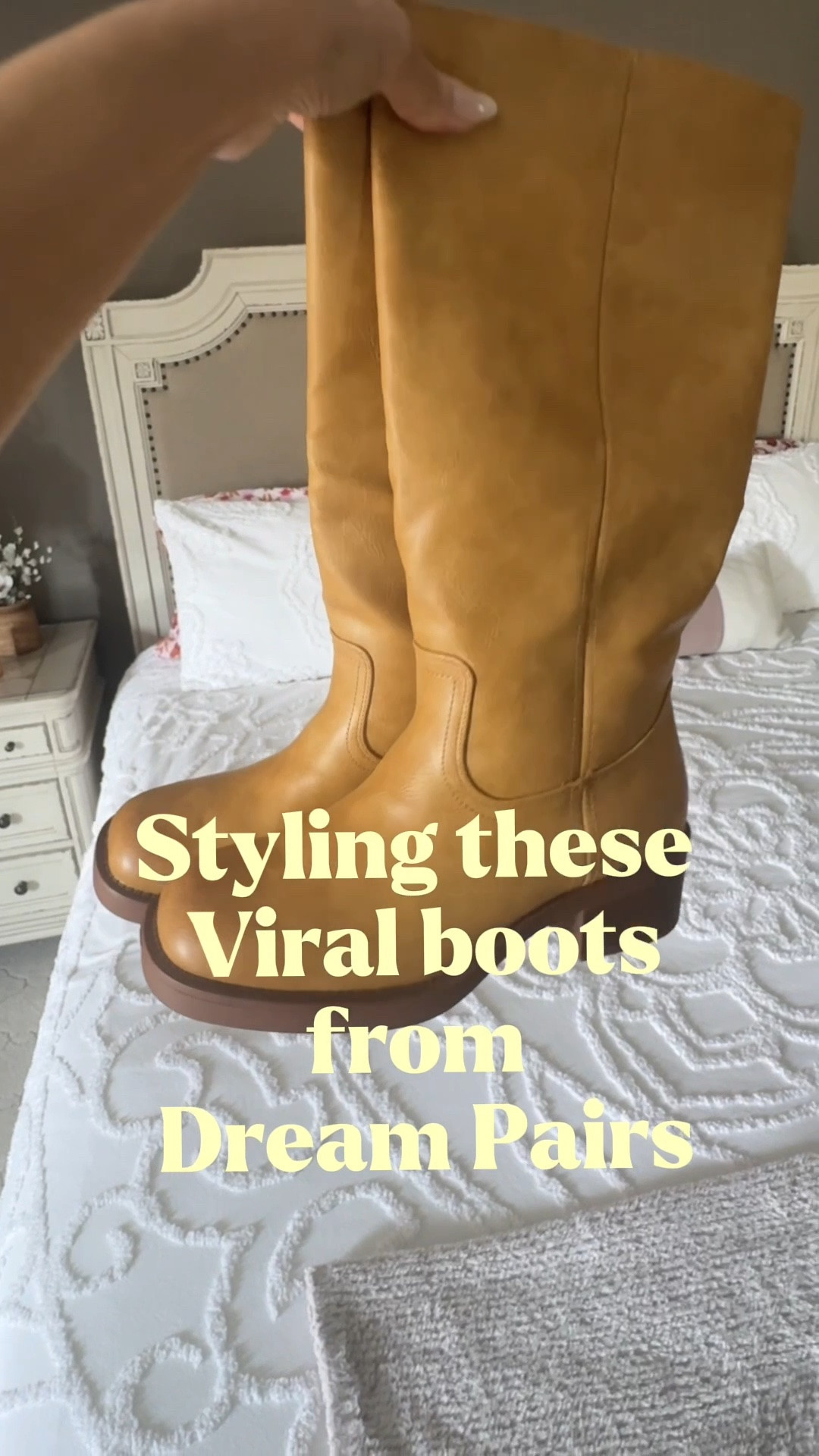 Seriously guys..grab these tall yellow boots now while they are hot 🔥. I’m seeing them everywhere-especially on celebrities!🤩 They’re perfect for fall pictures! They can be styled so many different ways and worn immediately…and right into fall.🍂 My favorite way to jump on trends is always the affordable way. Dream Pairs is so affordable, and you can save an extra 15% on top of their sale prices with code: Liz15🍂 But hurry, this offer ends August 30
#fallpictures #fallboots #shortsandboots