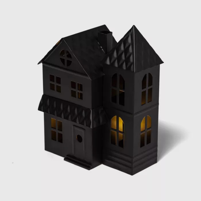 Metal Haunted House Estate Halloween Decorative Sculpture - Hyde & EEK! Boutique™ | Target