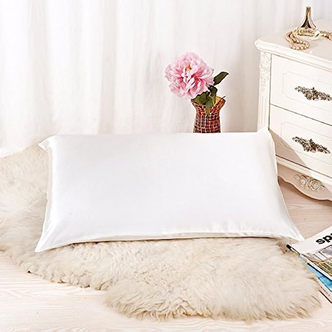 ALASKA BEAR - Natural Silk Pillowcase, Hypoallergenic, 19 momme, 600 thread count 100 percent Mulber | Amazon (US)