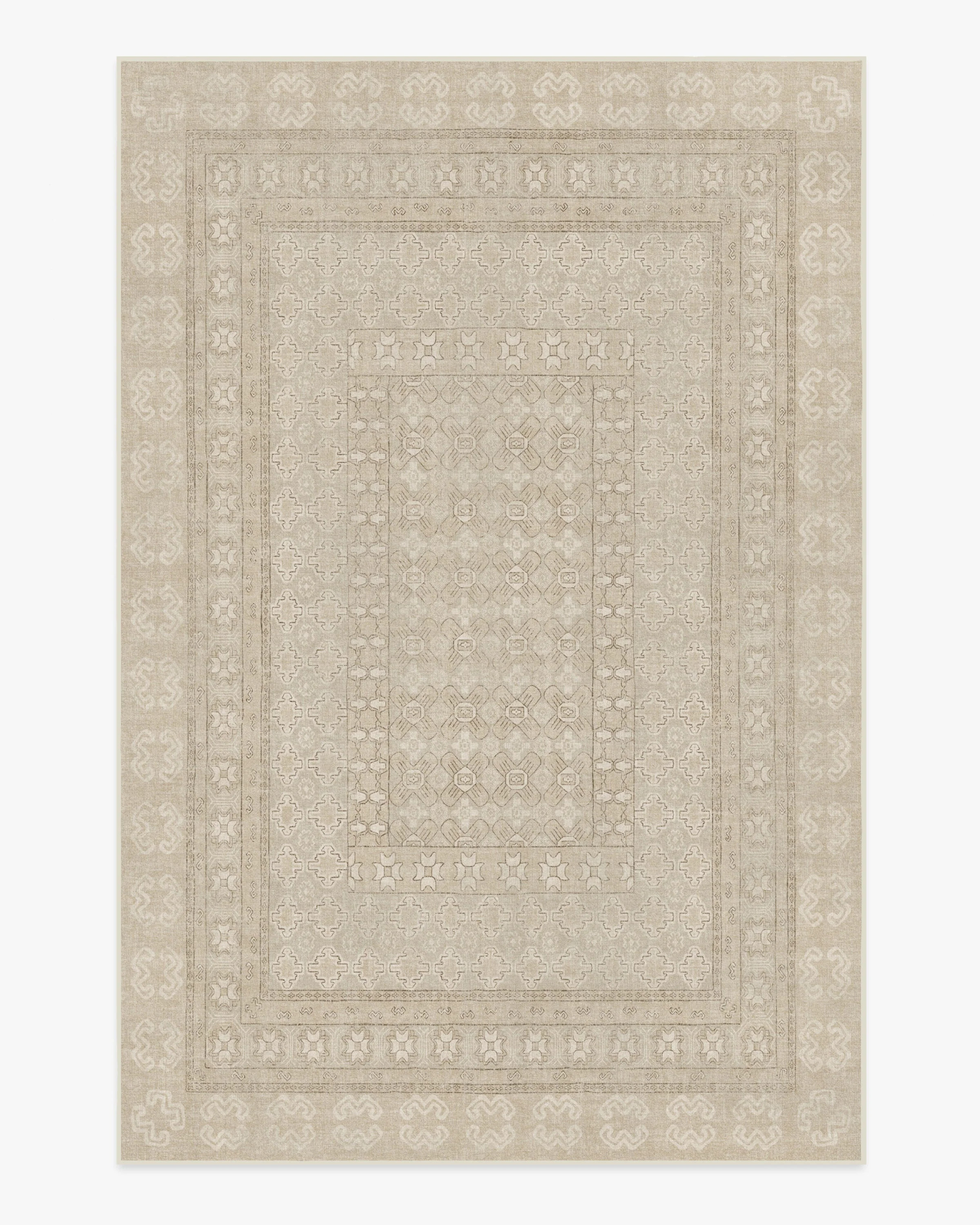 Cyrus Beige Ivory Rug | Ruggable
